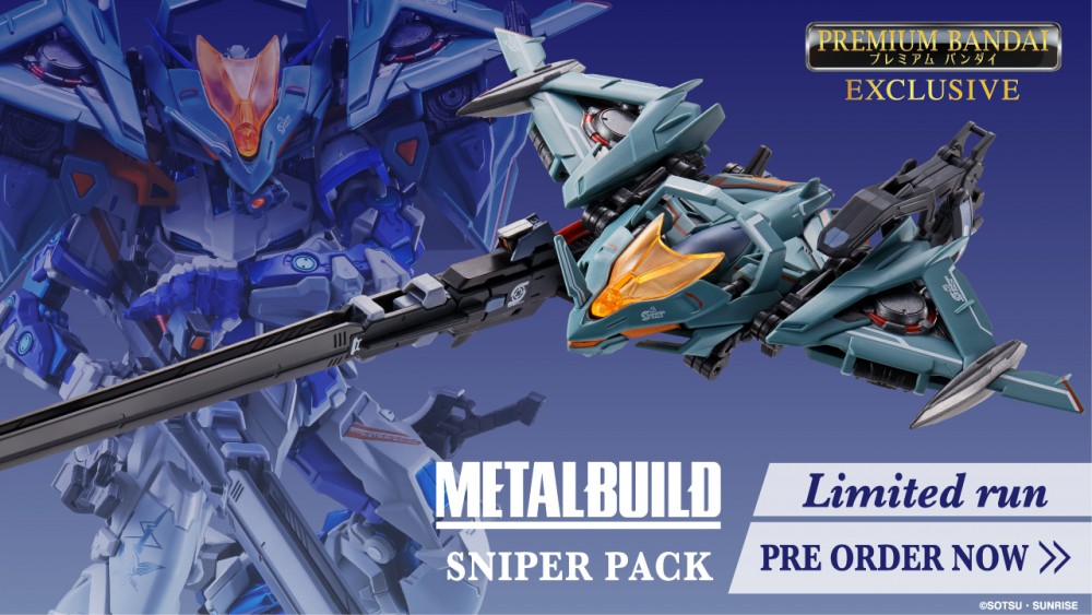 PREMIUM BANDAI】Order for METAL BUILD SNIPER PACK is now available
